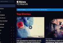Apple News App get special coronavirus coverage