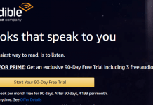 Amazon Audible 90 Days Free Trial + 3 Free AudioBooks