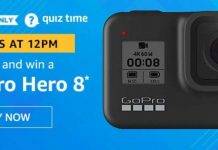 (April 18) Amazon Quiz Ans and Win GoPro Hero8