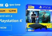 Amazon Quiz Ans and Win Sony Playstation 4 (15th May) Amazon Quiz Ans and Win Sony Playstation 4