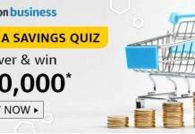 Amazon Business Extra Saving Quiz Answers – Win ₹20,000 Amazon Business Extra Saving Quiz Answers – Win ₹20000