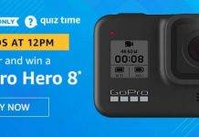 Amazon Quiz : Answers and Win Go pro hero 8 (26 June 2020) Amazon Quiz Answers and Win Go pro hero 8 (26 June 2020)