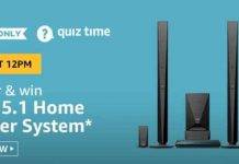 Amazon Quiz : Ans and Win Sony 5.1 Home Theater (5th June) Amazon Quiz Answers and Win Sony 5.1 Home Theater System (5th June 2020)
