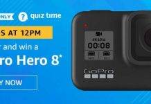 Amazon Quiz Today Answer – GoPro Hero 8 10th July 2020 Amazon Quiz Today Answer - GoPro Hero 8 10th July 2020