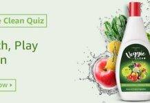 Amazon Veggie Clean Quiz Answers : Watch, Play & Win Rs.10,000 Amazon Veggie Clean Quiz Answers : Watch, Play & Win Rs.10,000