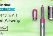 Amazon Quiz Today Answer – Win Dyson Airwrap | 14th October 2020 Amazon Quiz Today Answer - Win Dyson Airwrap 14th October 2020
