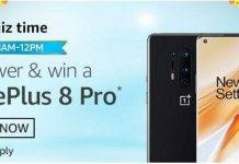 Amazon Quiz Today Answer – Win One Plus 8 Pro | 13th October 2020 Amazon Quiz Today Answer - Win One Plus 8Pro 13th October 2020