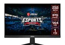 MSI Optix G241-24 inch IPS Gaming Monitor MSI Optix G241-24 inch IPS Gaming Monitor – Full HD - 144hz Refresh Rate - 1ms Response time – AMD Freeync for Esports
